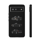 Black Silverado Classic Pickup Tough Phone Case for Chevy Truck Fans