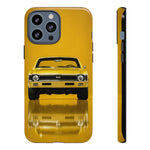 Nova SS Phone Case Yellow, Classic 70s Muscle Car Cover, Gift for Him