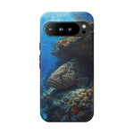 Grouper Reef Phone Case, Sunbeam Ledge Marine Art Tough Cover