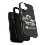 White S2000 Roadster Collage JDM Tough Phone Case Cover Gift