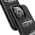 Silver Hakosuka Skyline Classic Sports Car Tough Phone Case for JDM Fans