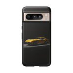 Yellow C3 Stingray Classic Muscle Car Art Tough Phone Case