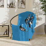 1965 GT Fastback Pony Car throw blanket | Classic Mustang illustrations
