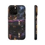 67 GTO Phone Case Purple, Rainy City Night Muscle Car Tough Cover