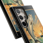 Tarpon Fishing Phone Case Saltwater Angler Tough Cover Gift