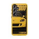 S2000 Spa Yellow Retro 90s JDM Car Tough Phone Case
