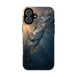 Snook Fishing Phone Case, Sunset Strike Cover for Inshore Anglers