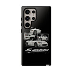 White S2000 Roadster Collage JDM Tough Phone Case Cover Gift