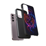 Neon Tiger and Koi Phone Case | Tough Case