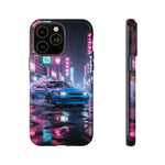 Skyline GT-R Tokyo Rain JDM Night Art Tough Phone Case