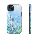 Copy of Silver Butterflies Tough Case | Blue Sky Water Droplets Phone Cover