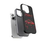 Red ZR1 C8 Phone Case for Chevy Fans, Tough Cover