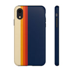 Retro Rainbow Stripe Phone Case | Tough Phone Case