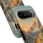 Leaping Golden Trout Lake Scene phone case | Tough Cover