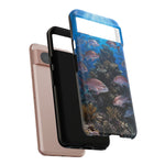Snapper Reef Phone Case, Sunlit School Ocean Fishing Tough Cover
