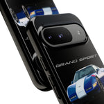 1996 C4 Grand Sport Phone Case | Blue White Sports Car Design