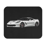 C7 Mouse Pad White Chevy Sports Car Desk Mat Modern Muscle Car Fan Gift