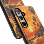 Orange Corvette C3 Stingray Sunset Palms Phone Case