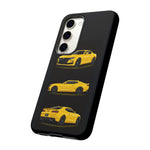 Yellow Camaro SS Muscle Car Phone Case Tough Multi View Print