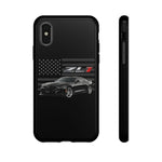 Black ZL1 Camaro Phone Case Muscle Car Tough Cover Gift Art
