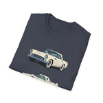 1956 Thunderbird illustrations Trio View T-Shirt | Classic car tee