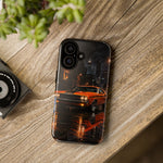 Challenger RT Phone Case, Rainy City Night Muscle Car Tough Cover