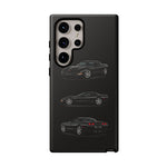 Black C5 Corvette Sports Car Phone Case Tough Multi View Print