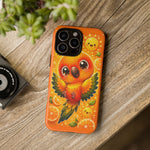 Sun Conure Kawaii Citrus Art Tough Phone Case