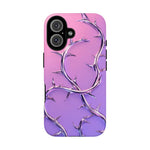 Chrome Thorn Vine Phone Case Vaporwave Tough Cover