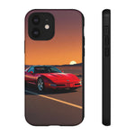 Red C4 ZR-1 King of the Hill Art Tough Phone Case