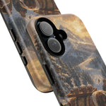 Saint Bernard Winter Rescue phone case | snowy mountain dog scene