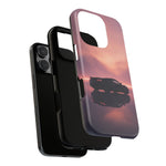 C8 Corvette Silhouette Pastel Horizon Case