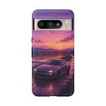 Sunset Skyline R34 Car Phone Case | Tough Phone Case