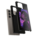 Melancholy Anime Girl Phone Case Vaporwave Tough Case
