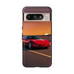 Red C4 ZR-1 King of the Hill Art Tough Phone Case