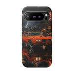 70 GTO Judge Phone Case, Rainy City Night Muscle Car Cover