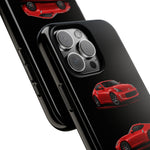 Red 370Z Sports Coupe Tough Phone Case for JDM Enthusiasts