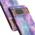 Pastel Galaxy Planet Vaporwave Art Tough Phone Case