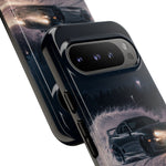 MK4 Supra Snow Drift Night Tough Phone Case
