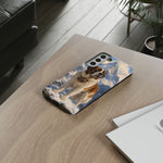 Saint Bernard Dog Phone Case | Mountain Snow Scene, Protective Tough Case