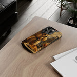 Poodle in Beret Phone Case | Vintage Paris Café Illustration