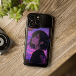 Melancholy Anime Girl Phone Case Vaporwave Tough Case