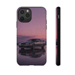 Sunset Skyline GT-R R32 phone case | car reflection, purple dusk