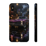 67 GTO Phone Case Purple, Rainy City Night Muscle Car Tough Cover