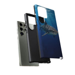 Tiger Shark Phone Case, Dappled Blue Water Tough Cover