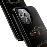Trans Am Phone Case Black Gold, Three-View Vector Tough Cover