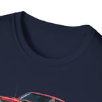 1967 Red GTX Muscle Car T-Shirt | Classic Auto Vintage Trio Tee