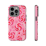 Candy Swirl Lollipop Art Tough Phone Case