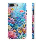 Underwater Coral Reef Phone Case | Colorful Tropical Fish Ocean Scene