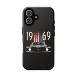 1969 Camaro SS American Flag Tough Phone Case Cover Gift Art